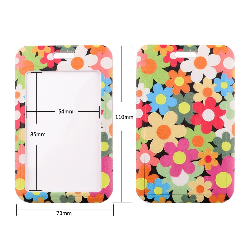 Wholesale 10pcs Sunflower Daisy Flower Hanging Neck Work Exhibition Membership Card Work Card Pendant